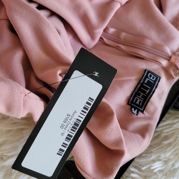 Dusty blush rose tulle midi dress - Picture 3 of 9